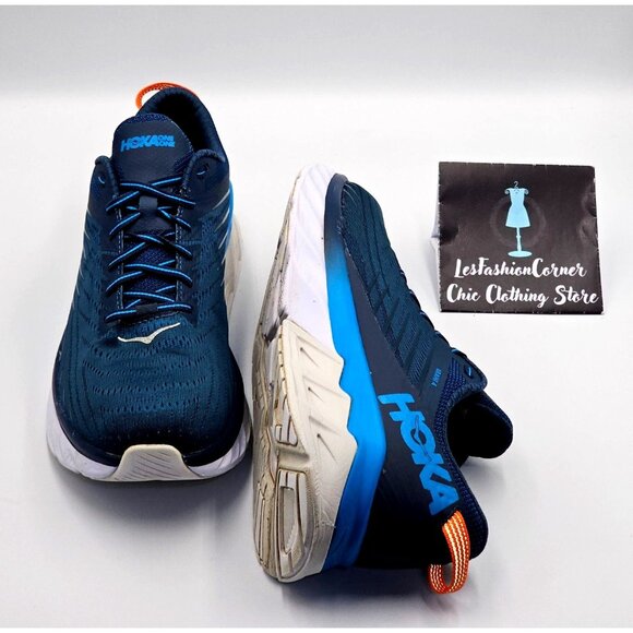 Hoka One Men’s Majolica Blue Arahi 4 Road Running Sneakers Shoes Size 11.5 2515 - Picture 12 of 16